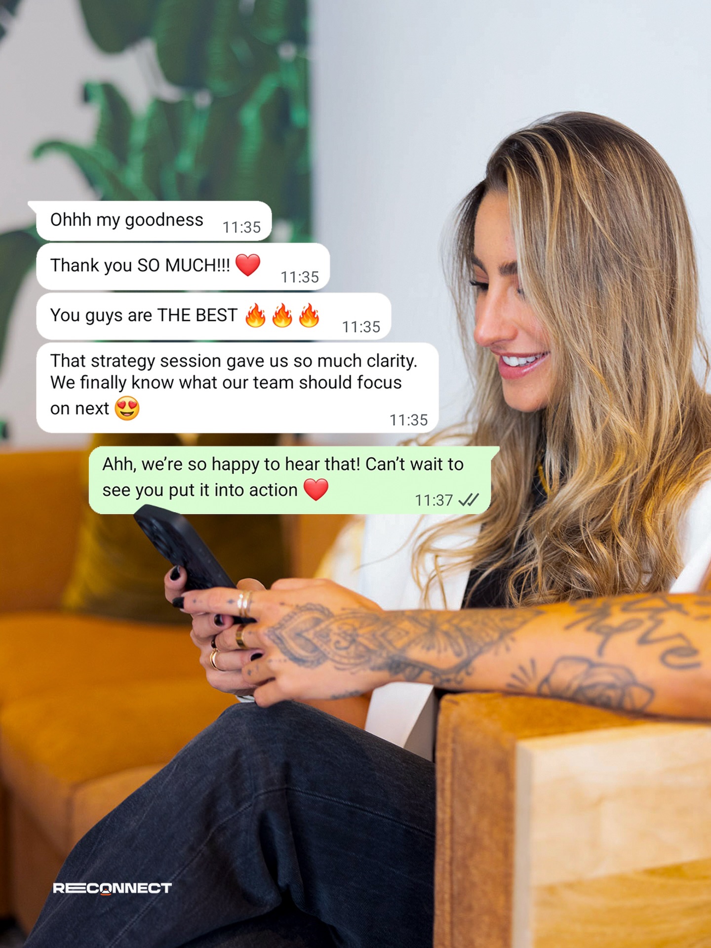Feedback after a Reconnect strategy session